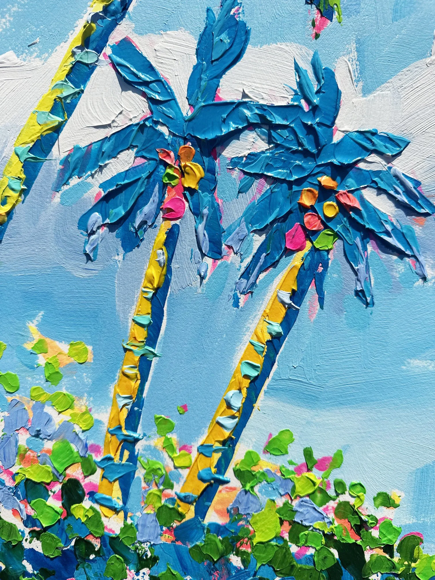 レアカラー【美品】Palm Angels 上下セット Coconut Palm Shores 75
